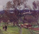 John Singer Sargent Canvas Paintings - Olive Trees Corfu